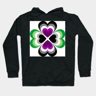 Ace/Aro clover hearts Hoodie